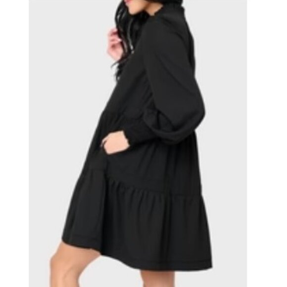 Gibsonlook Black Decked Out Day Dress. Size S. BNWT - Picture 3 of 8